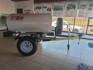 1000- Liter Stainless steel Petrol bowser/ fuel trailer/ mini tanker