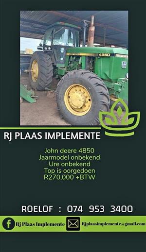 John deere 4850