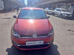 2015 VW POLO 6 TSI 1.2 PETROL, MANUAL, MAROON COLOR, MILEAGE 75000