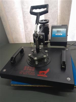 AM V-Series Vinyl cutter 800mm + Heat press 