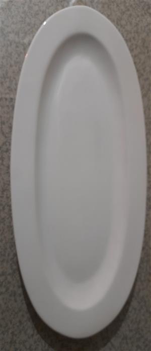 Fish dish up plate / snack plate