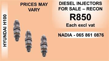 HYUNDAI H100 DIESEL INJECTORS FOR SALE OR TO RECON