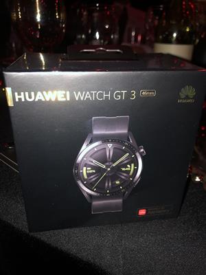 Huawei smartwatch GT3. Brand new and still in the packaging. Black