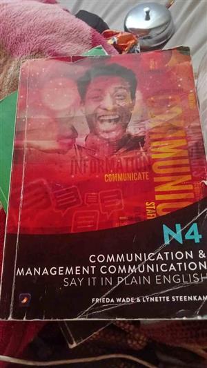 N4 MANAGEMENT COMMUNICATION TEXT BOOK