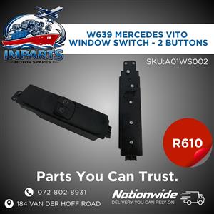 W639 MERCEDES VITO WINDOW SWITCH 2 BUTTON FOR SALE