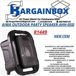 AIWA OUTDOOR PARTY SPEAKER AHH-05D