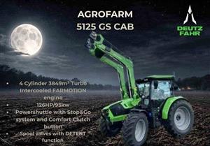 New Deutz-Fahr AGROFARM 5125GS cab tractors for sale