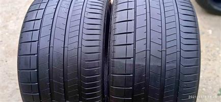 355/25/21 Pirelli p zero tyres with 95%