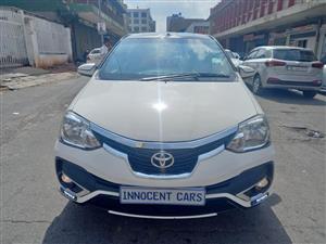 2019 TOYOTA ETIOS 1.5 PETROL, MANUAL TRANSMISSION, WHITE COLOUR, MILEAGE 
