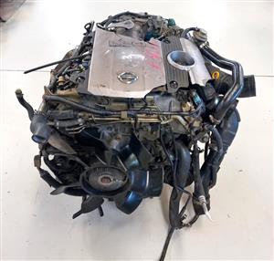 Nissan 3.0 V6 Turbocharged 24v 6 CYL Petrol Engine (VQ30) - with Auto Box