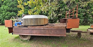 2000 DROP SIDE FARM  TRAILER 