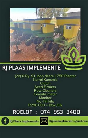 John deere 6 ry 91 1750 planter