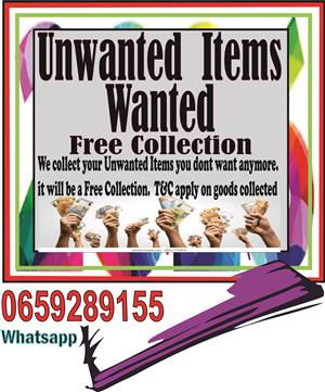 FREE Collection of your Unwanted Items 