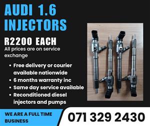 AUDI 1.6 INJECTORS FOR SALE WITH WARRANTY 