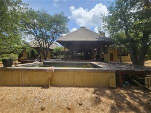 Bushveld Bliss – Furnished Raptors View Wildlife Estate home with pool, boma and Bushbaby Visitors