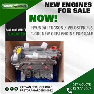 HYUNDAI TUCSON / VELOSTER 1.6 NEW G4FJ ENGINE T-GDI