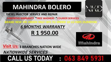 MAHINDRA BOLERO DIESEL INJECTORS KWAZULU NATAL AMANZIMTOTI 
