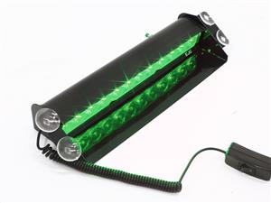 Dash Mount 12v Emergency Strobelight (green)