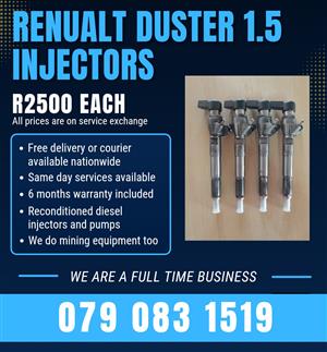 RENUALT DUSTER 1.5 INJECTORS FOR SALE WITH WARRANTY 
