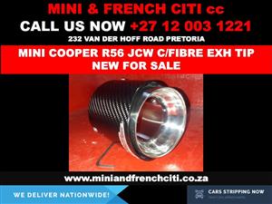 MINI COOPER R56 JCW NEW C/FIBRE EXH TIP FOR SALE