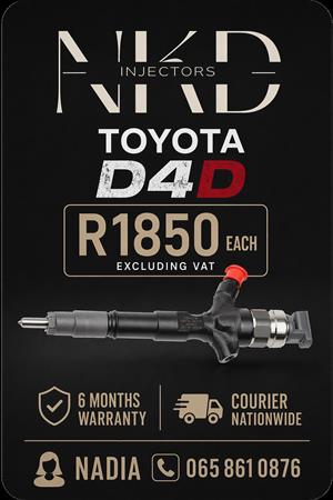 DIESEL INJECTOR FOR TOYOTA PRADO 3.0 FOR SALE OR RECON