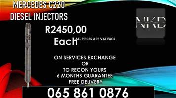 Mercedes C220 diesel injectors for sale or recon