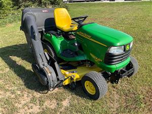 Most Reliable John Deere X485 Ride On Lawn Mower Tractor W/ Bagger