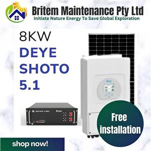 8Kw Deye & Shoto Lithium-ion Battery Pack
