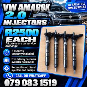 VW AMAROK 2.0 INJECTORS FOR SALE WITH WARRANTY 