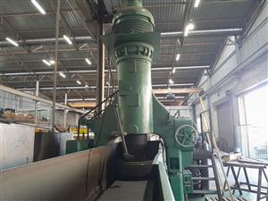 Lumsden vertical spindle, reciprocating table surface grinder