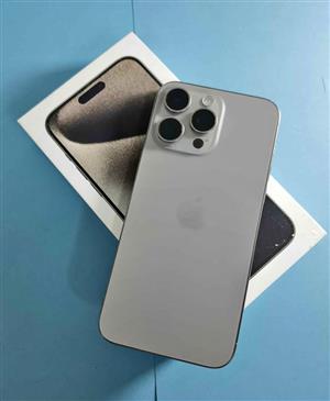 Iphone 15 Pro max 256gb titanium silver