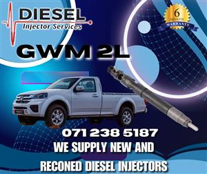 GWM 2L DIESEL INJECTORS FOR SALE OR RECON
