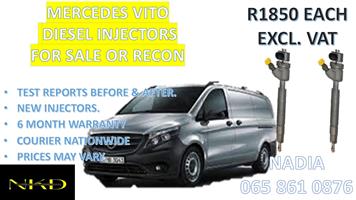 DIESEL INJECTORS FOR SALE FOR MERCEDES VITO - NATIONWIDE