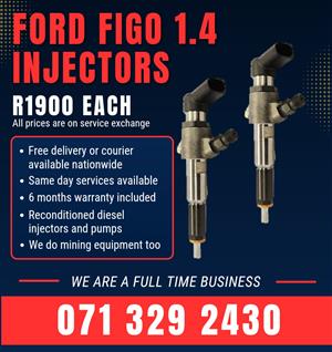 FORD FIGO 1.4 INJECTORS FOR SALE WITH WARRANTY 