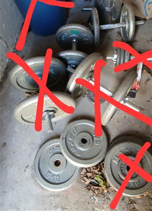 Iron cast dumbells 30 kg 