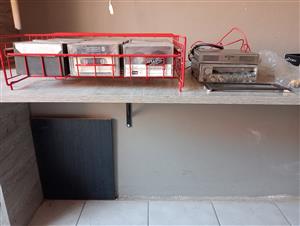 Pioneer Vintage car cassette desk with pioneer stereo main amplifier 