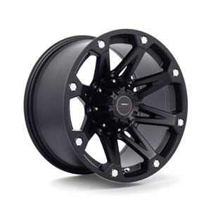 17″ A-Line Hazard 6/139 Satin Black Alloy Wheels