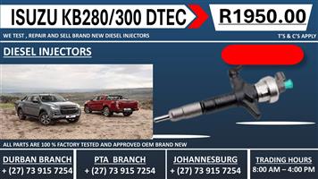 Isuzu KB280/KB300 DTEC Diesel Injectors 