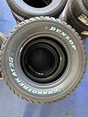 265/65/R17 DUNLOP GRANDTREK AT3G TYRES (WHITE LETTERING)