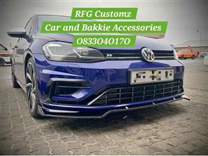 Golf 7 ,7.5 gloss black front spoiler