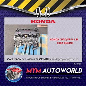 HONDA CIVIC / FR V 1.8L R178A IMPORTED USED ENGINE FOR SALE