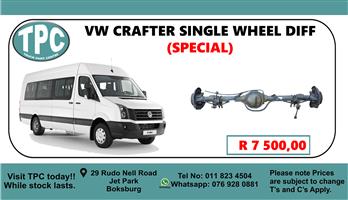 VW Crafter Single Wheel Diff - For Sale at TPC