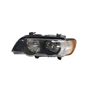 Bmw X5 E53 99 Replacement Headlight LHS Amber/Clear w/socket & motor (non-oem)