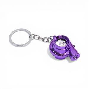 Keyring with Lightup Turbocharger & Boost Noise (Purple)