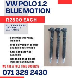 VW POLO 1.2 BLUE MOTION INJECTORS FOR SALE WITH WARRANTY 