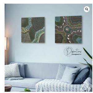 Art - Bush Yam, My Mothers Country (Set of 2)