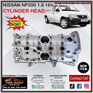 NISSAN NP200 1.6 16V CYLINDER HEAD