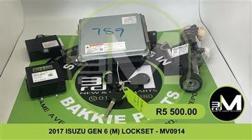 2017 ISUZU GEN 6 (M) LOCKSET - MV0914 