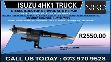 Isuzu 4HK1 Truck Diesel Injectors 
