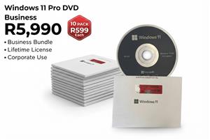 Windows 11 Pro DVD 10 Packs.. Brand New Sealed Packages